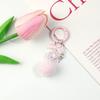 Sweet Bow Star Beaded Keychain Kawaii Pendant For Women Girls Versatile Exquisite Backpack Decoration Accessories Gifts