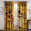 Древние египетские оконные шторы, ретро-шторы, декор для спальни, гостиной, домашний декор, старинные египетские фрески, разные узоры
