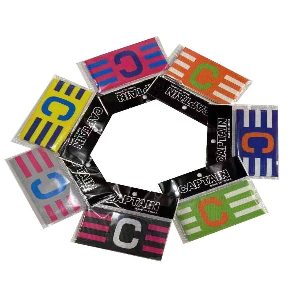 Random Soccer Armbands Adjustable Sports Arm Band Squad Armbands Outdoor Team Sports