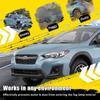 Left Fog Light Bezel Cover Compatible with Subaru Crosstrek 2018-, Left Driver Side Lamp Trim Cover with Fog Light Hole Replaces 57731FL092 SU1038121