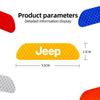 4Pcs Scratch Resistant Car Door Reflective Sticker for Jeep Renegade Wrangler JK Grand Cherokee Safety Warning Auto Accessories