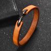 Fashion Vintage Jewelry Trendy Friendship Simple Bracelets Wristband Leather Hook Bracelet Bangles