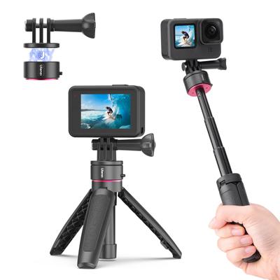 Мини-штатив Ulanzi II для Gopro Магнитное крепление Быстросъемный штатив Телескопическая палка для селфи-камера Штатив для экшн-камеры Легкий настольный