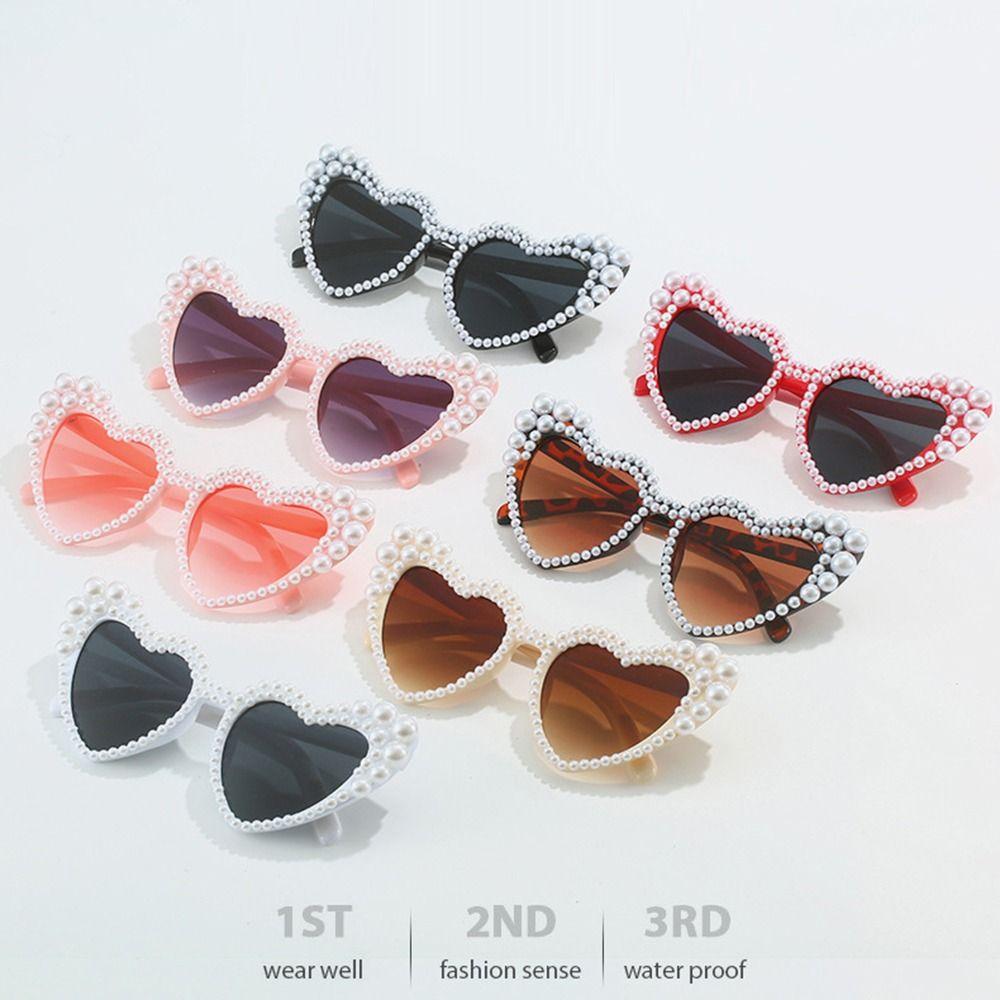 UV400 Protection Cat Eye Eyewear Heart-shaped Design Beach Party Sun Glasses  Outdoor Activities