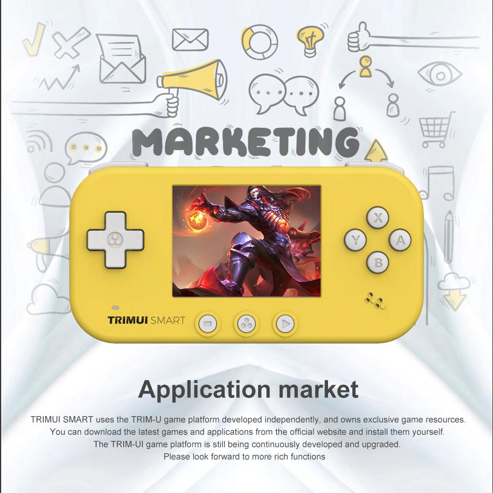 Trimui Smart 2,4-дюймовая игровая консоль в стиле ретро, ​​более 15000 игр с открытым исходным кодом, портативные портативные игровые плееры, Bluetooth 4,0, Wi-Fi Play