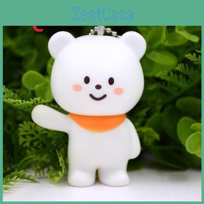 Горячий Пушистый Мистер. Белое облако капля дождя солнечный медведь ПВХ брелок подвеска идеальное качество