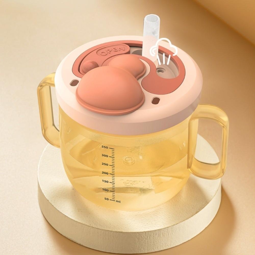 350 мл Мультяшная Утка Кружка для прямого питья Милая Детская Кружка для молока Креативная Поильник для Младенцев Дорожный