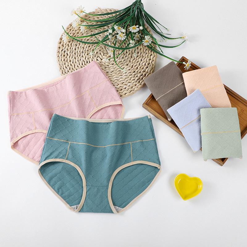 Женские трусы из графенового хлопка с высокой талией – удобные, дышащие, антибактериальные, с поддержкой живота и бедер