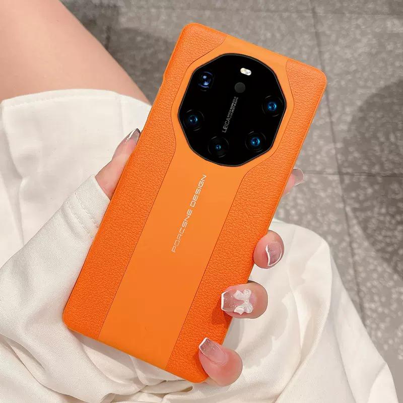 Кожаный чехол для телефона Huawei Mate70 Pro & Honor Magic6 Pro - Porsche Design, совместимый с Second Change 40Rs