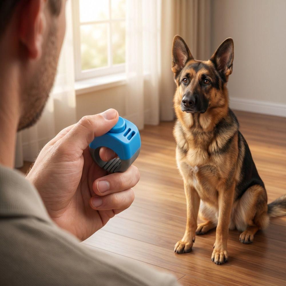 Professional Pet Clicker Trainer Portable Dog Training Clickers Behavior Modification
