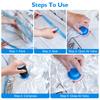 2024 Upgrade Reusable Vacuum Storage Bag With Universal Pump For Clothing Travel Vacuum Sealer Compression Bags Space Saver Bags