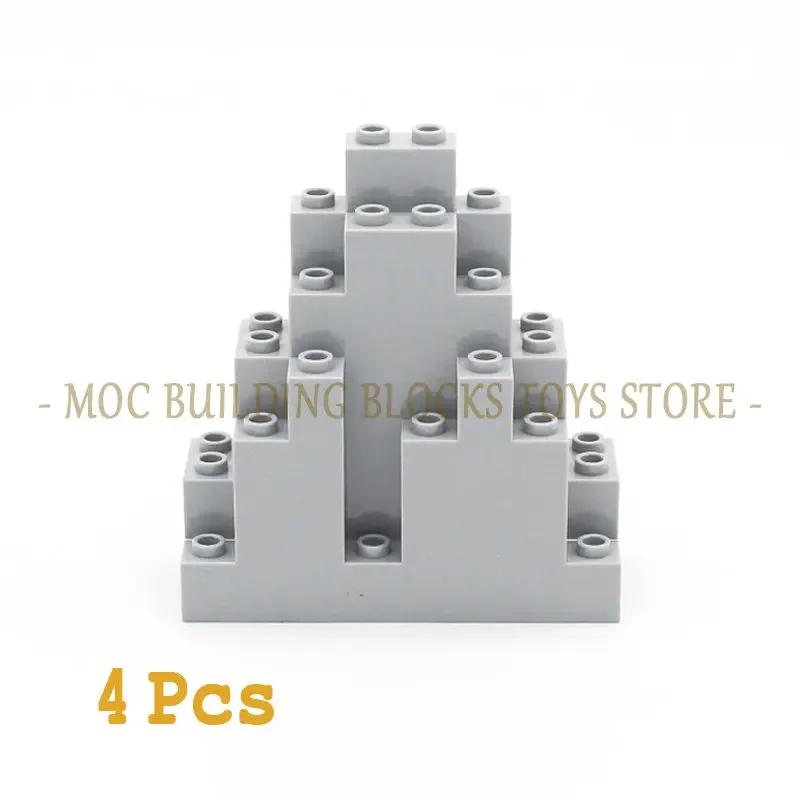 MOC Кирпич Скала Треугольная Скала Альпинарий Камень Стеновая Плита Барбакан Вал Гора Строительный Блок Сделай Сам Просветитель Совместимый с Игрушкой