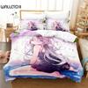 Мультяшный Постельный Комплект для Девочки, Комплект Пододеяльника для Девочки, 3D Постельное Белье, Комплект Постельного Белья размера Квин с Цифровой Печатью, Модный Дизайн