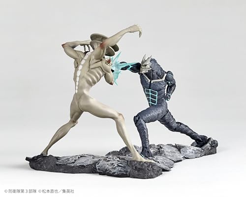 Kaiyodo Аниме "Кайдзю Но. 8" Кайдзю Но. 8 против. Кайдзю Нет. 9 ПВХ Раскрашенная Полная Фигурка Масштаба 1/18