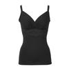 New Shaping Bra Cotton Blend Stretch Hybrid Heart Cup Bra Cami M [Bradelis York] Non-wired Cami, 25, Black,