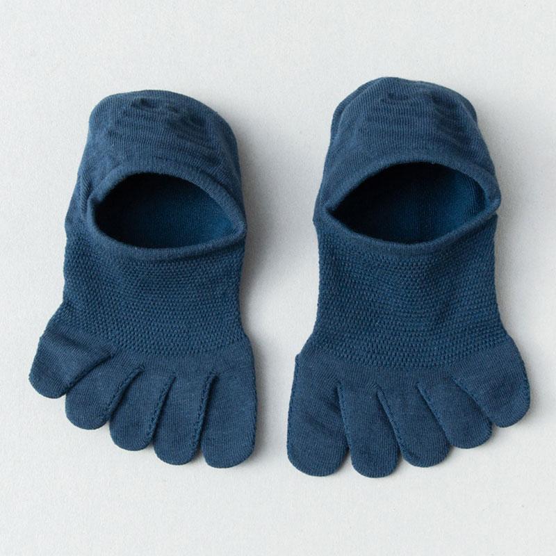 Мужские носки-лодочки с пятью пальцами, носки с раздвоенным носком, хлопковые дышащие, нескользящие летние невидимые носки