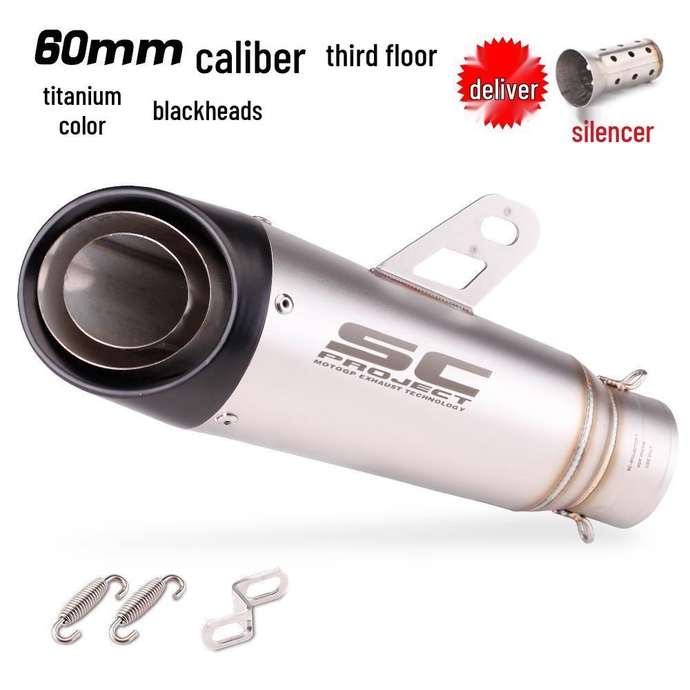 Выхлопная труба мотоцикла Ninja Z250/300/400 MT0709 R25/R3/R6 SC двух/трехслойная