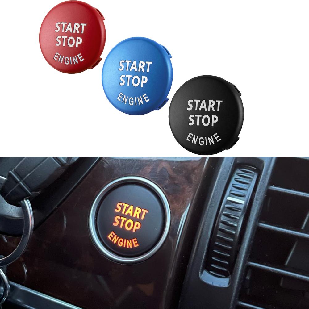 Матовый цвет, кнопка запуска двигателя автомобиля, замена крышки переключателя, декор для ключей для BMW X1 X5 E70 X6 E71 Z4 E89 3 5 серии E90 E91