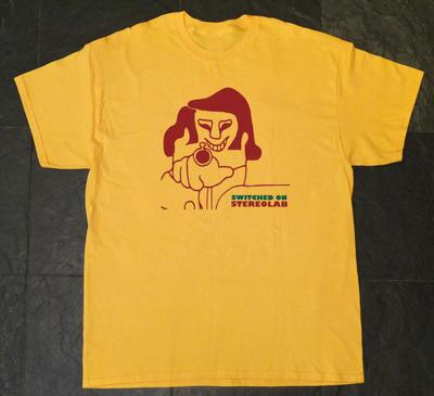 Коллекция Stereolab, Футболка Switched on Yellow Все размеры OM522 Унисекс