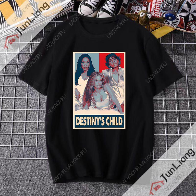 Destinys Child TShirt graphics clothes summer tops shirts for men Fashionable casual relaxed streetwear for both men and women