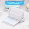KWtriO 3Hole Paper Punch Handheld Mini Loose Leaf Paper Puncher Support 5.5mm Aperture 5 Sheet