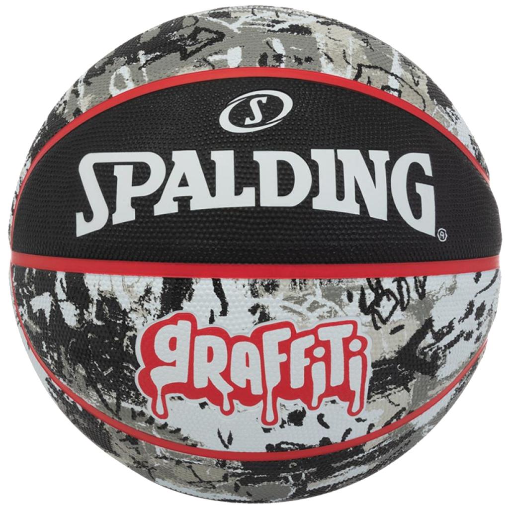 Spalding Graffiti Ball, Unisex black Basketball