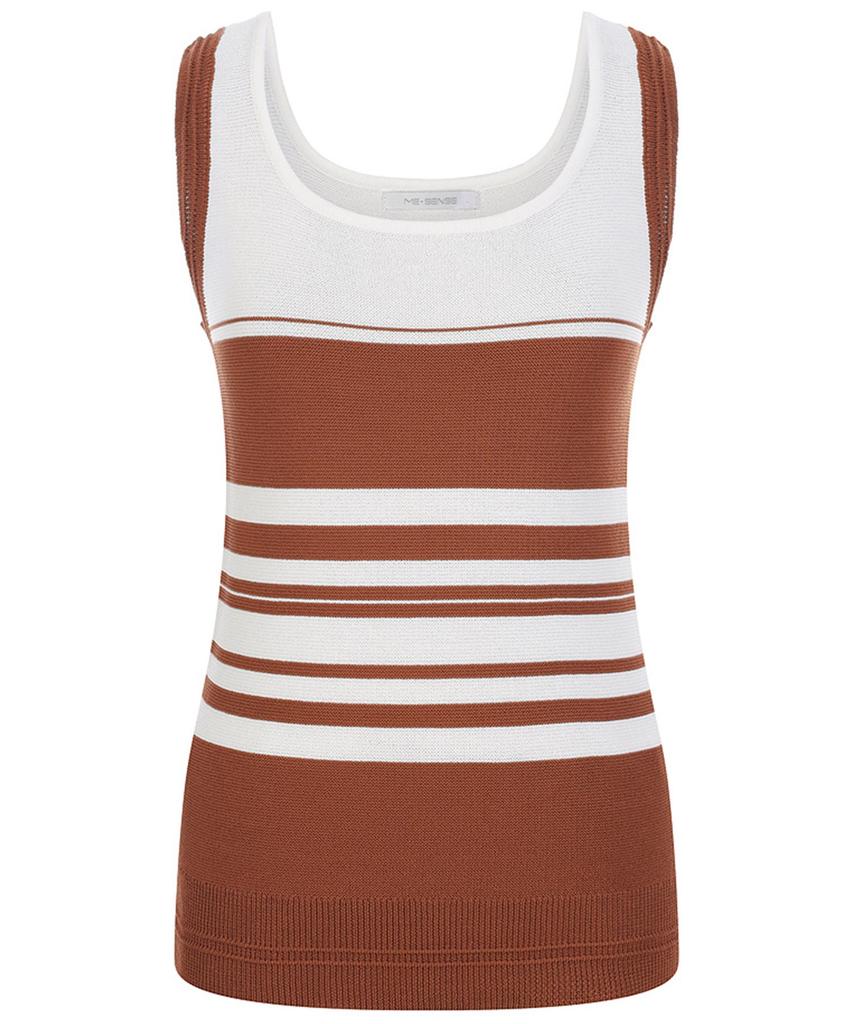 MESENSE Contrast Striped Sleeveless_Mb55Knmd15Z