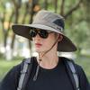 Fishing Hat Sun Protection Hat Men's Summer Sun Protection Fisherman's Hat Large Brim Mountain Climbing Sun Hat UV Protection