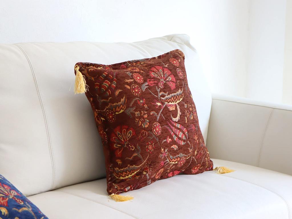 Турецкий Дизайн Велюровая Наволочка Османский Цветок -