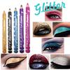 Fashion Long Lasting Waterproof Glitter Pigment Colored Eyeliner Eye Shadow Eye Makeup Cosmetics
