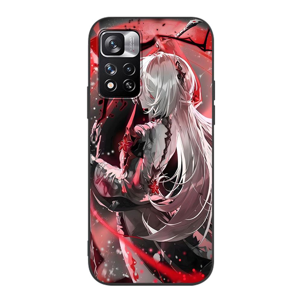 Raiden Bosenmori Mei Чехол для Xiaomi Redmi 10A 10C 9C 12C 9A 9i 10 12 9 Prime 9T K40 Pro Черный Мягкий ТПУ Сумка-чехол для мобильного телефона