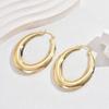 Серьги женские Xiaoqing Fresh Wind, простые серьги U-образного дизайна, универсальные серьги для темперамента