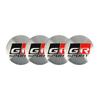 56MM 4Pcs Car Styling Aluminum Wheel Center Hub Caps Stickers For Toyota Rav4 Corolla Camry Aqua  Cross Yaris Auris TRD GR Sport CWF1