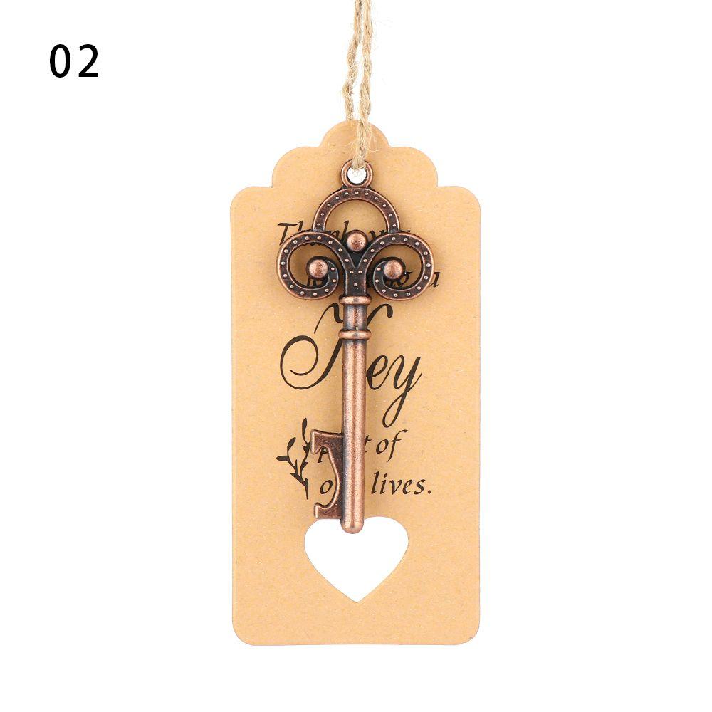 Vintage Party Favor Supplies Beer Opener Wedding Decor Key Bottle Opener Wine Keychain Souvenir