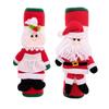 2-Pack Festive Christmas Fridge Handle Covers, Holiday Kitchen Appliance Decor, Easy Install Santa Theme Home Accents