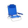 Folding Chair - Marbueno - Blue - Aluminum - 5 Positions - Resistant
