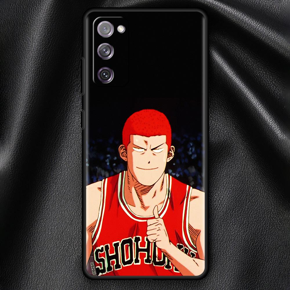 Мягкий черный чехол с рисунком аниме SLAM DUNK для Samsung Galaxy S21 Ultra S20 FE S10 Plus S10e S9 S8 S7 M51 M31, силиконовый чехол для телефона
