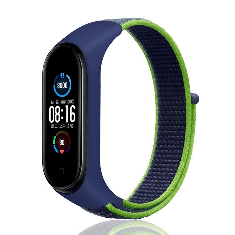 Нейлоновая плетеная петля Solo для Xiaomi Mi Band 5 6, ремешок-браслет, ремень Mi Band 3 Mi Band 4, браслет для Xiaomi Mi Band 6, 5, ремешок для часов