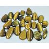315Cts. Natural Tiger Eye Mix Cabochon Loose Gemstone 23Pcs Lot 14-28 MM C-736