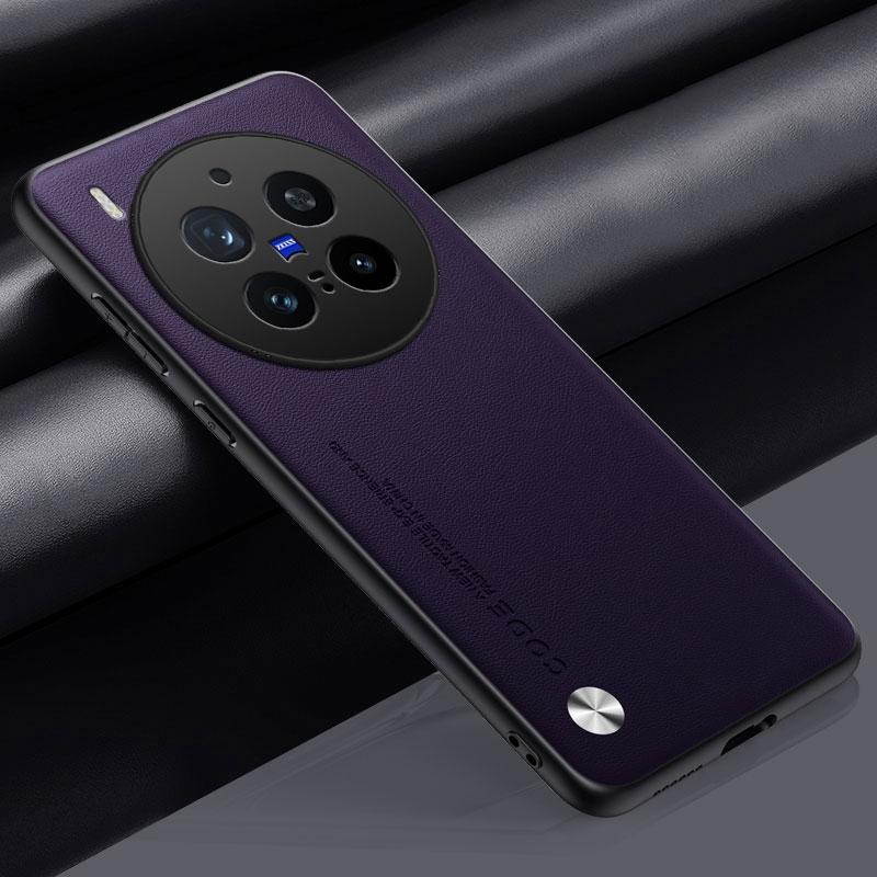 Роскошный чехол из искусственной кожи для Vivo X300 Pro, задняя крышка, силиконовый противоударный чехол для телефона с полной защитой для VivoX300 Pro X300Pro 5G