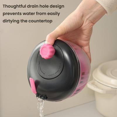 Ручная сушилка для салата большой вместимости, для слива и отжима, сушилка для фруктов и овощей, корзина для мытья, сушки и хранения, многофункциональный дегидратор для овощей