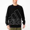 adidas Толстовка с большим логотипом Мужская толстовка черная HB5085