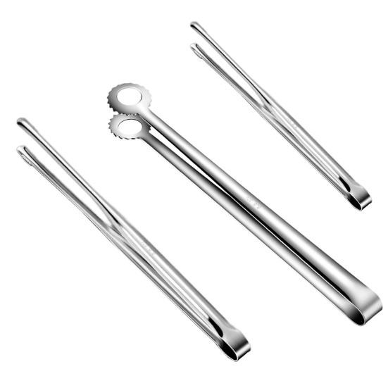 Food Tong Stainless Steel Food Clamp Multifunctional Easy To Clean Firm Grip for Grilling Cooking Serving