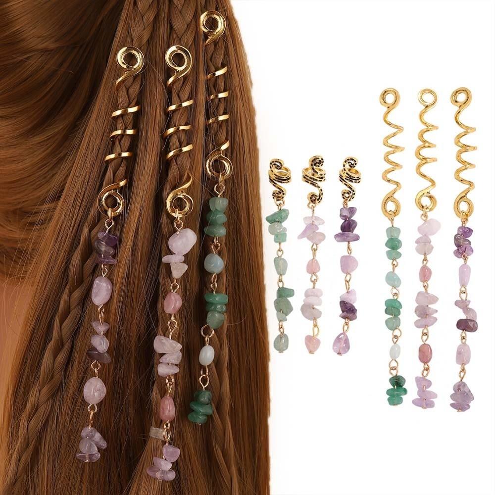 Hip-hop Dreadlock Hair Jewelry Styling Hair Accessories Dangle Dreadlock Side Clip Decor