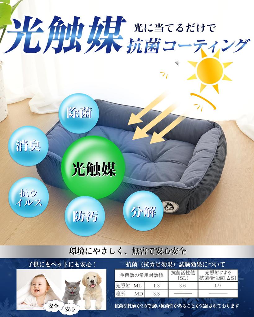 IMA HOME X Instant Cooling Pet Bed for Dogs and Cats In 3D Fluffy Pet Sofa for Heat Relief [Veterinarian-Supervised Cooling®] Summer, Washable,