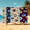 E-Evil ART Полотенце Пляжное Быстросохнущее Мягкое E-Eye Полотенца для Бассейна Подарок для Путешествий Тренажерного Зала Душа Кемпинга спорта