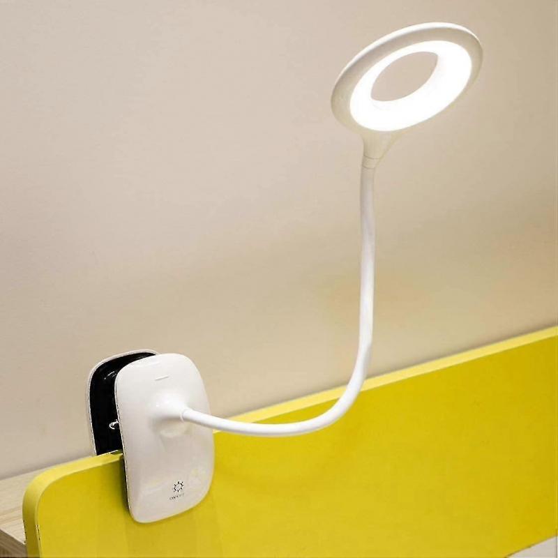 Led Clip-on Reading Lamp Dimmable Eye Protection Table Lamp