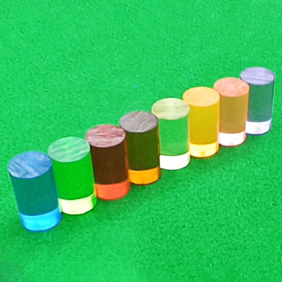 Запасной наконечник для бильярдного кия Прозрачный акриловый наконечник для бильярдного кия Запасные части для ремонта снукера Аксессуары для бильярда