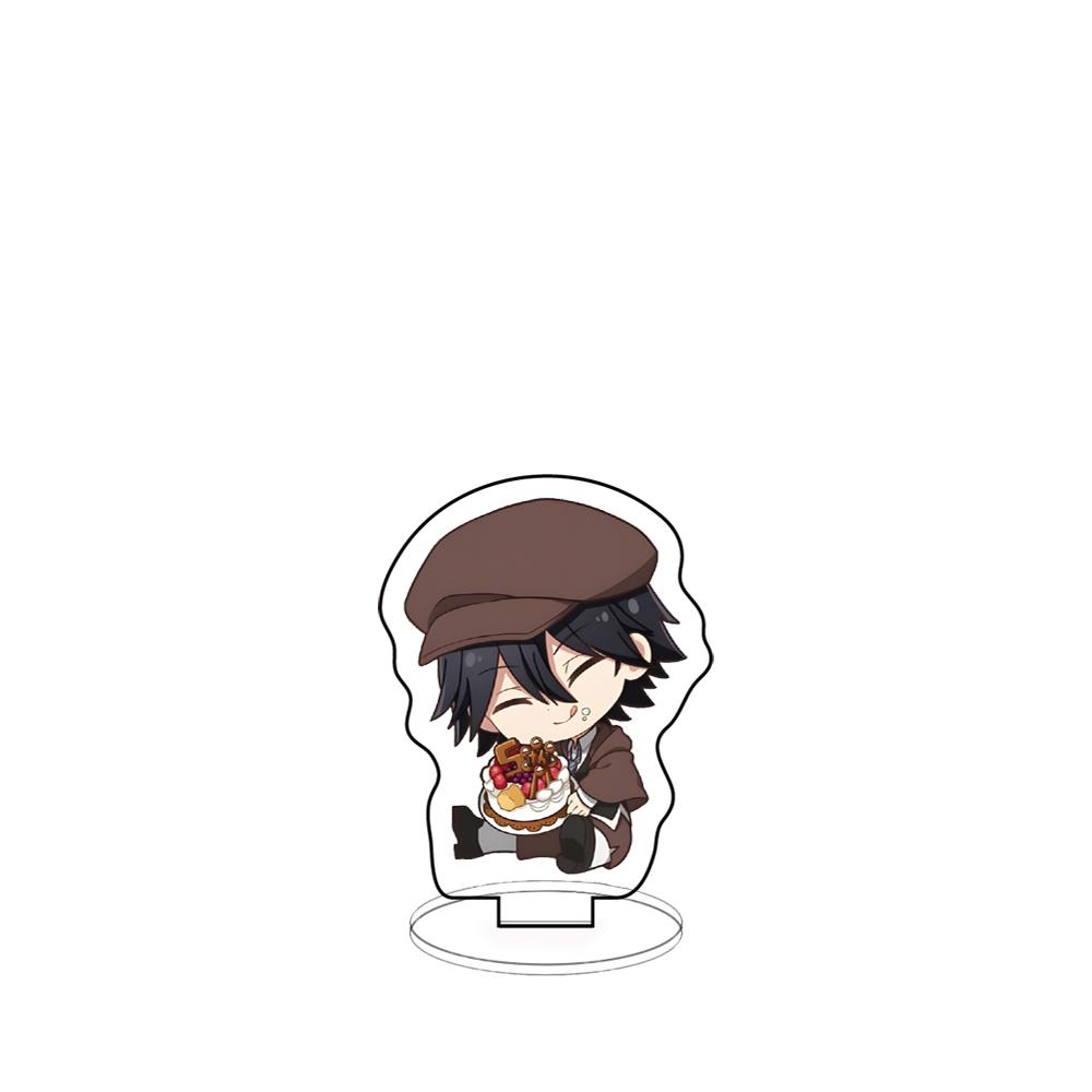 Акриловые Панельные Украшения Акриловая Подставка Bungo Stray Dogs Дазай Осаму Ода Сакуносукэ Фигурка Модель Пластина Настольный Декор Рождественские Подарки