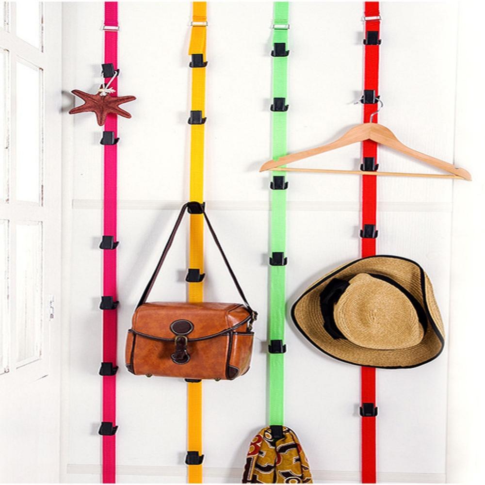 Strap Adjustable for Hats Towel Bags Removable Hanger Hanging Holders Clothes Rack Cap Organizer